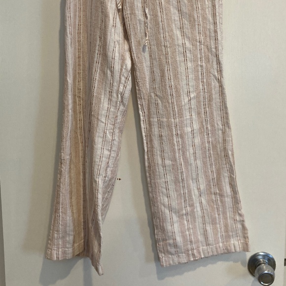 Just Living Linen / Cotton Striped Pants / S - Picture 2 of 5